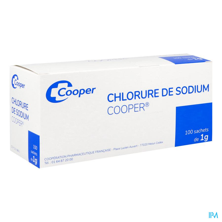 Cooper Sodium Chlorure Sachet 1g 100