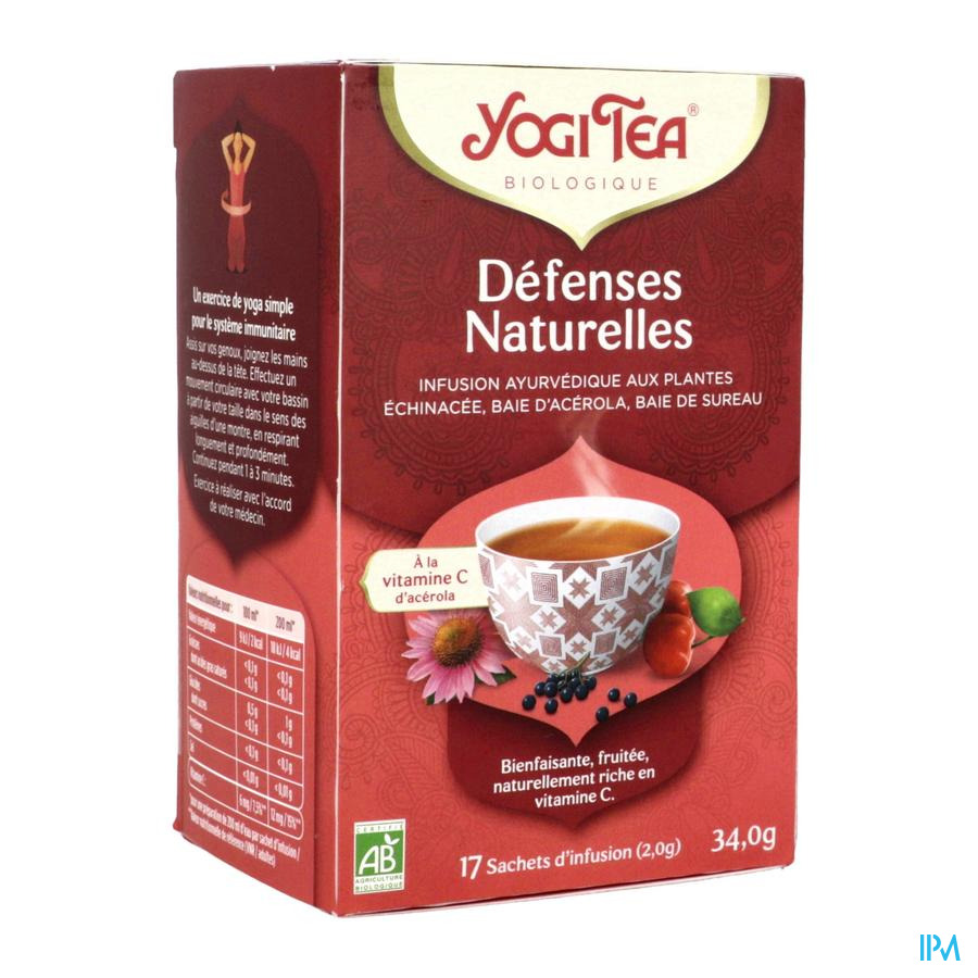 Yogi Tea Defense Naturel Bio Infusette 2g 17