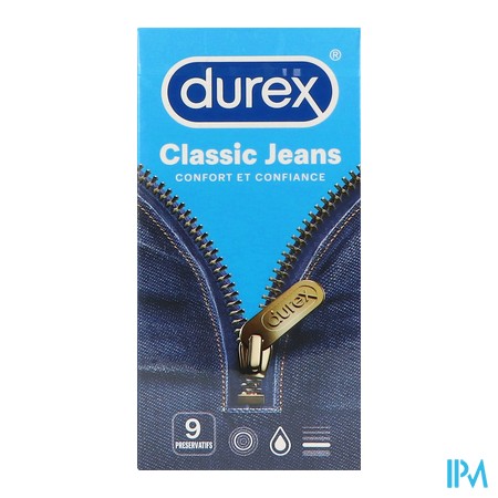 produit PRESERV DUREX CLASSIC JEANS X9
