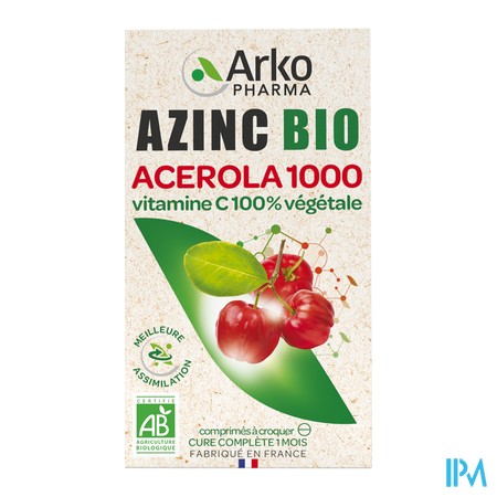 vignette AZINC VEGET ACER 1000 TUBE 15CP BIO