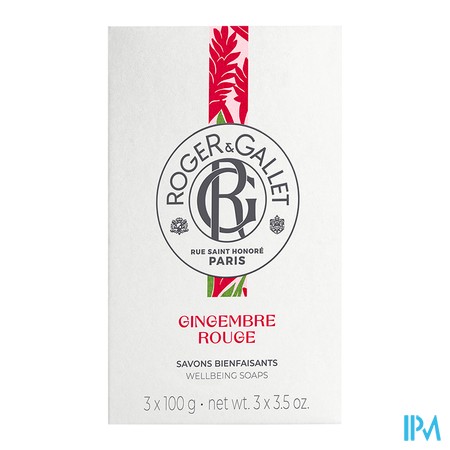produit RG SAVON GINGEMBRE ROUGE BT3