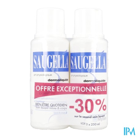 vignette SAUGELLA DERMOLIQ 250ML X2