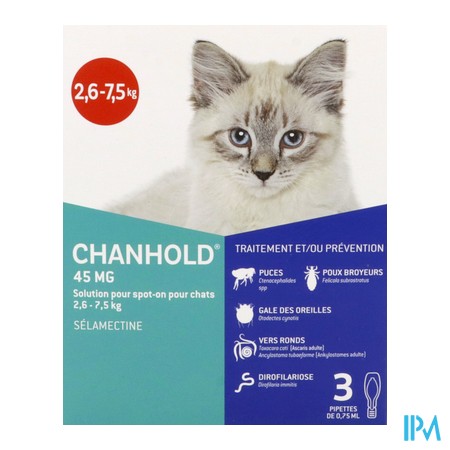 vignette CHANHOLD 45MG CHAT PIPETTE 3
