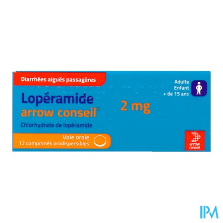 produit LOPERAMIDE AWC 2MG CPR DISP 12