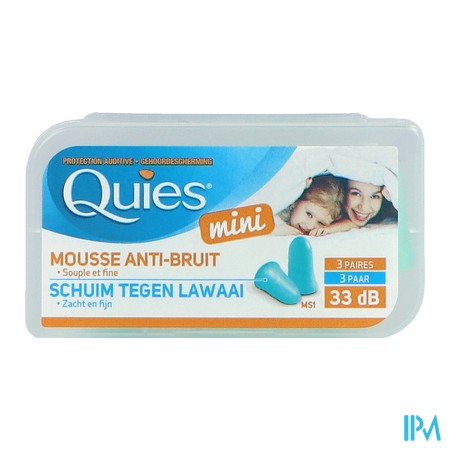 produit QUIES MINI PROT AUDIT MOUSS 3PAIRE