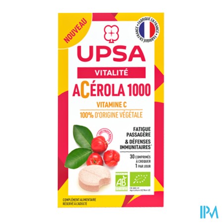 vignette UPSA ACEROLA 1000 BIO CPR30