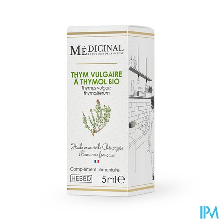 vignette MEDICINAL HE BIO THYM THYMOL 10ML
