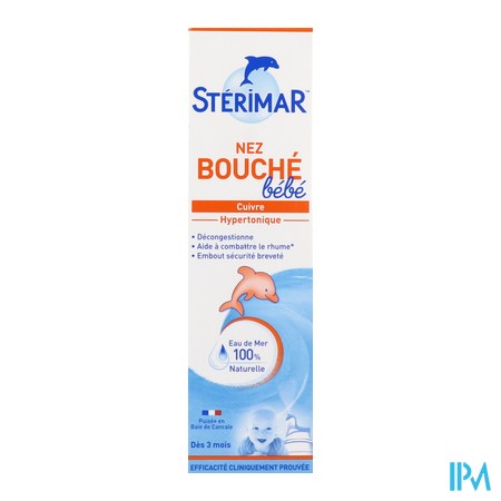 vignette STERIMAR CU SOL NAS BEBE 100ML