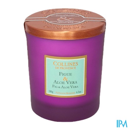 vignette COLLINES PROV BOUGIE FIGUE ALOE VERA 180G