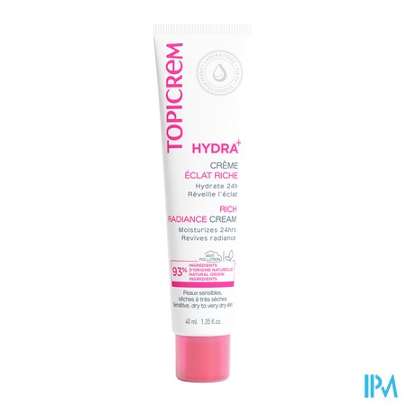 vignette TOPICREM HYDRA+ CR HYD RICH 40ML