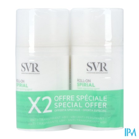 vignette SVR SPIRIAL DUO ROLL'ON 2X50ML