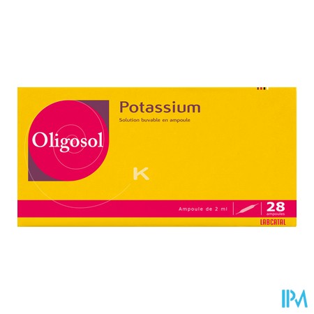 vignette OLIGOSOL POTASSIUM AMP 2ML 28