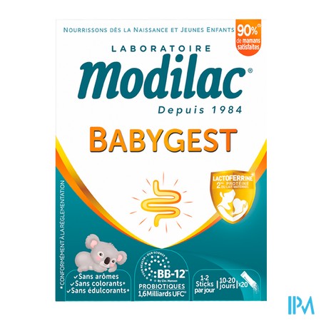 vignette MODILAC BABYGEST PDR STICK BT20