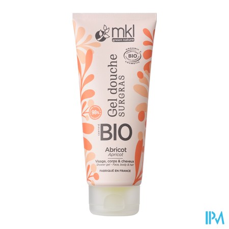 produit MKL GEL DOUCHE BIO ABRICOT 200ML