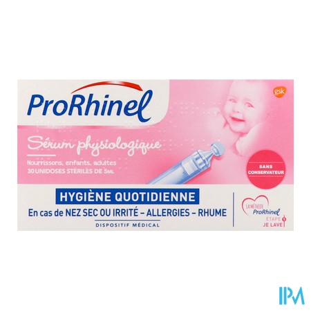 produit PRORHINEL SERUM PHYSIOLOGIQUE