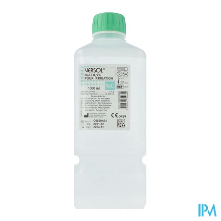 vignette VERSOL SODIUM CHL0,9% FL1000ML