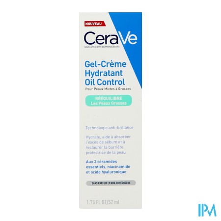 vignette CERAVE GEL CR HYDRATANT OIL CONTROL 52ML