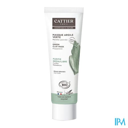 vignette CATTIER MASQUE ARGILE VERTE 100ML