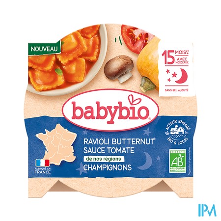 vignette BABYBIO RAVIOLI BUTTERNUT 15M 290G