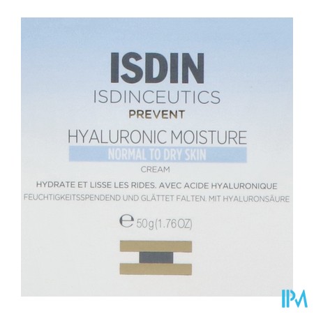 vignette ISDINCEUTICS HYALURON MOISTURE PN/PS 50G