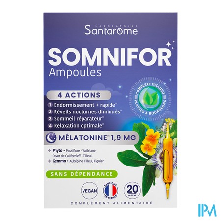 produit SANTAROME SOMNIFOR AMPOULES 20
