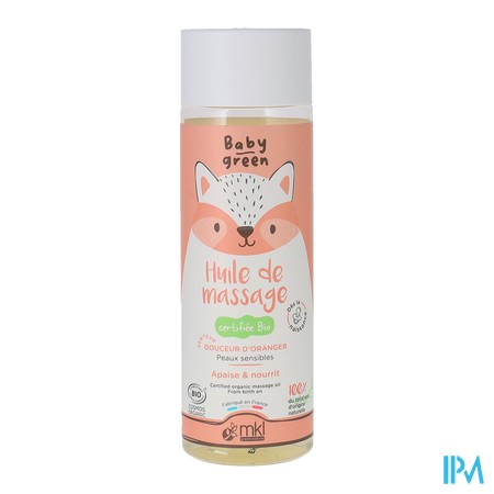 vignette MKL HUILE MASSAGE BEBE BIO 100ML