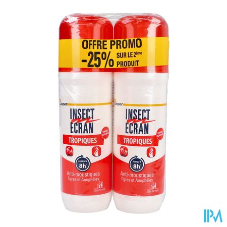 vignette INSECT ECRAN TROPIQUES 75ML LOT 2 -25%