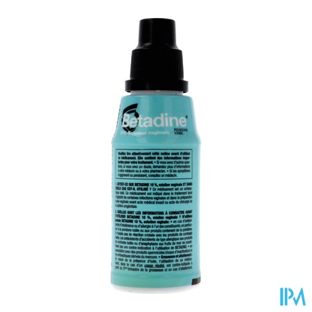 vignette BETADINE 10% SOL VAGINALE 125ML