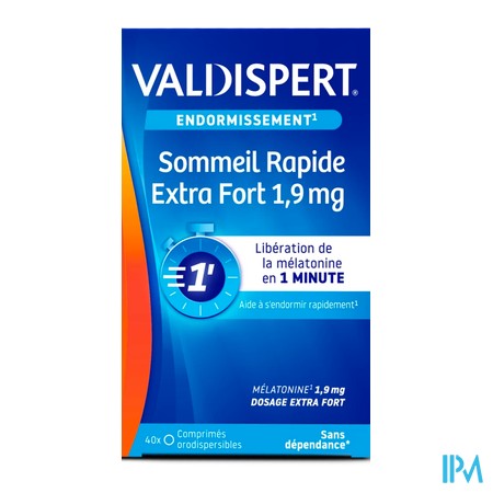 produit VALDISPERT SOM RAPIDE 1.9MG 40CPR