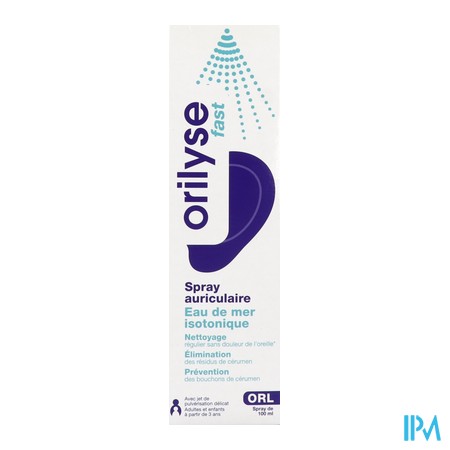 produit ORILYSE FAST SPR AURICULAIRE 100ML
