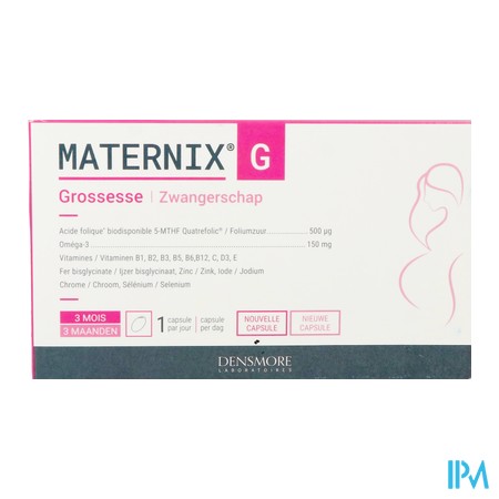 vignette MATERNIX G GROSSESSE CAPS 90