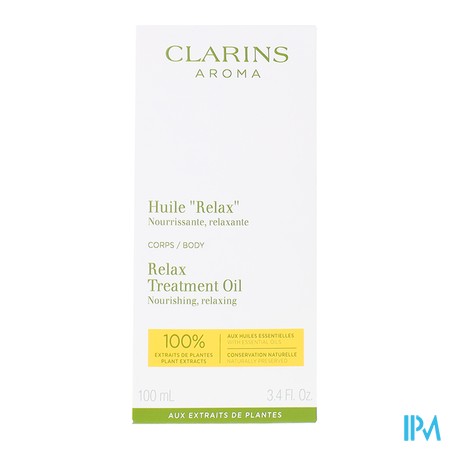 produit CLARINS HUILE "RELAX" 100ML