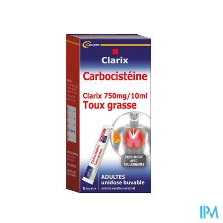 vignette CLARIX EXP 750MG/10ML AD S/S SAC15