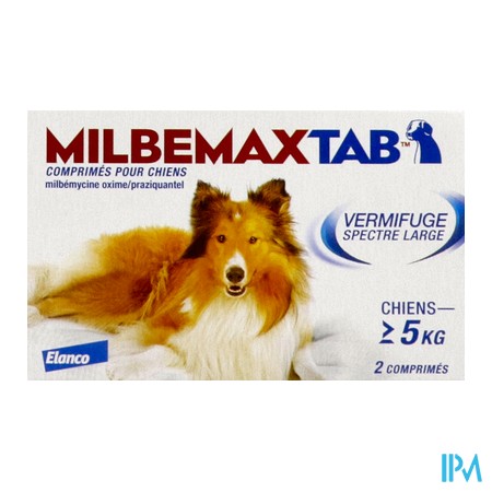 produit Elanco Milbemaxtab Chien Comprime A Croquer 2