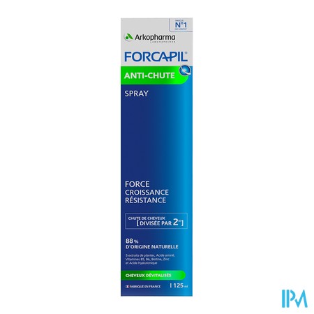 vignette FORCAPIL SPR A-CHUTE CURE 2 MOIS FL 125ML