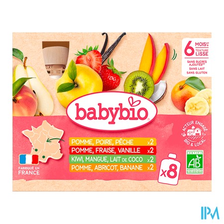 vignette BABYBIO GOURD M/PARFUM FRUIT2 8X90