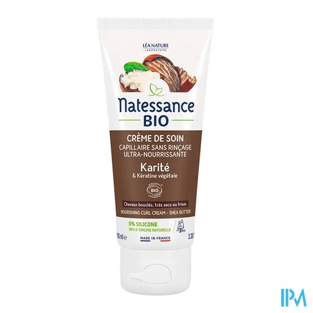 vignette NATESSANCE BIO CR SOIN KARIT S/RINC 100ML