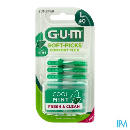vignette GUM SOFT PICKS 671 COMFORT FLEX MINT L 40
