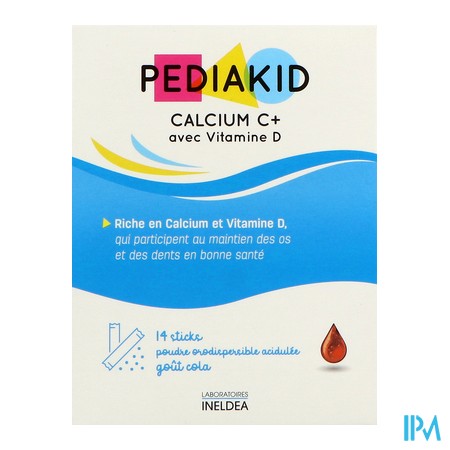 produit PEDIAKID CALCIUM C+ COLA STICK14