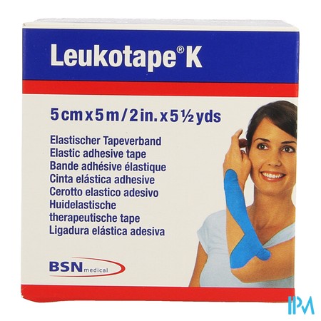 vignette BDE LEUKOTAPE K BLEUCIEL 5CMX5M