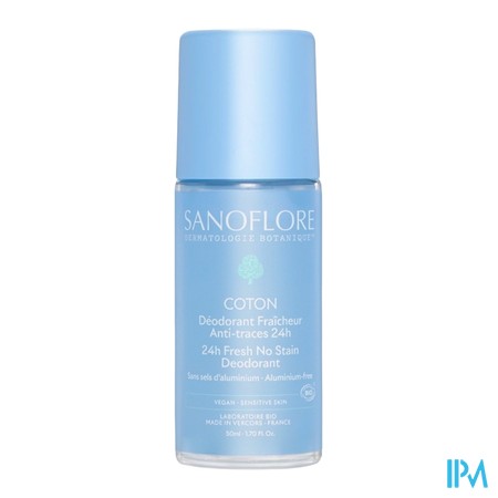 vignette SANOFLORE COTON 24H DEO FRAICHEUR 50ML