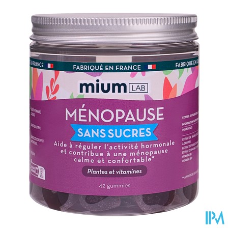 produit MIUM LAB GUMMIES MENOPAUSE S/SUCRE 42