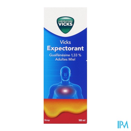 produit VICKS 1,33%EXPECT GUAIF AD SP180ML