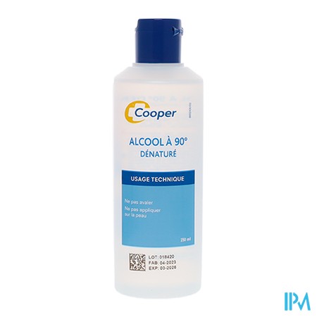 vignette ALCOOL 90C DENATURE COOP 250ML