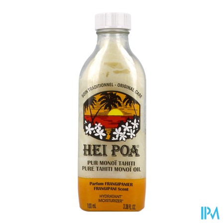 vignette HEIPOA MONOI FRANGIPANIER HLE100ML