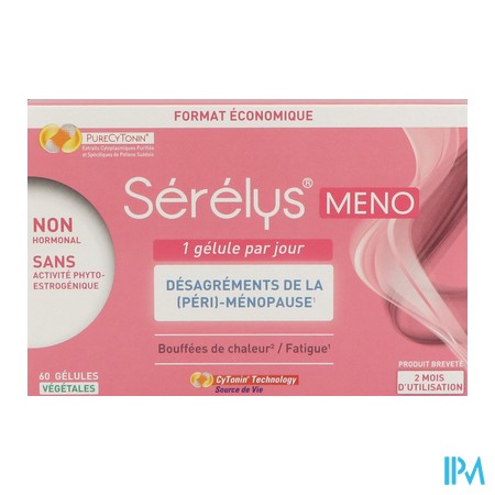 vignette SERELYS MENO 60 GELULES