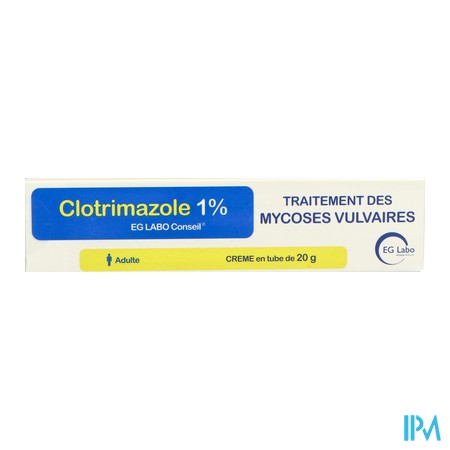 produit CLOTRIMAZOLE EGC 1% CR TB20G
