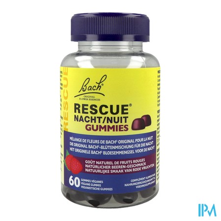 produit RESCUE NUIT GUMMIES FRUITS ROUGES 60