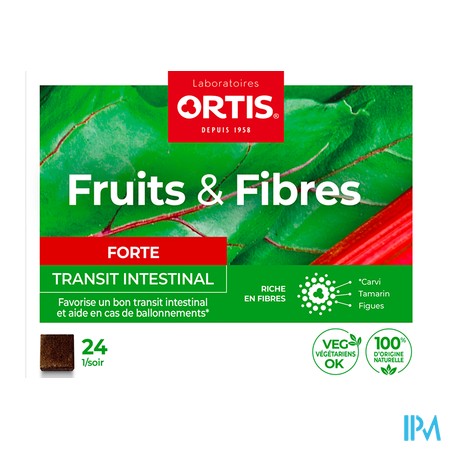 produit ORTIS FRUIT/FIB TRANS FORTE CUB24