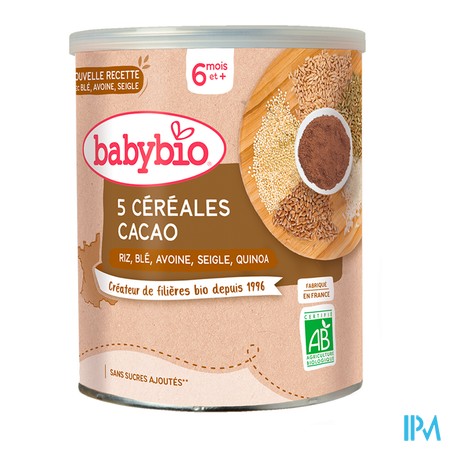 vignette BABYBIO FAR CEREALES CACAO 220G